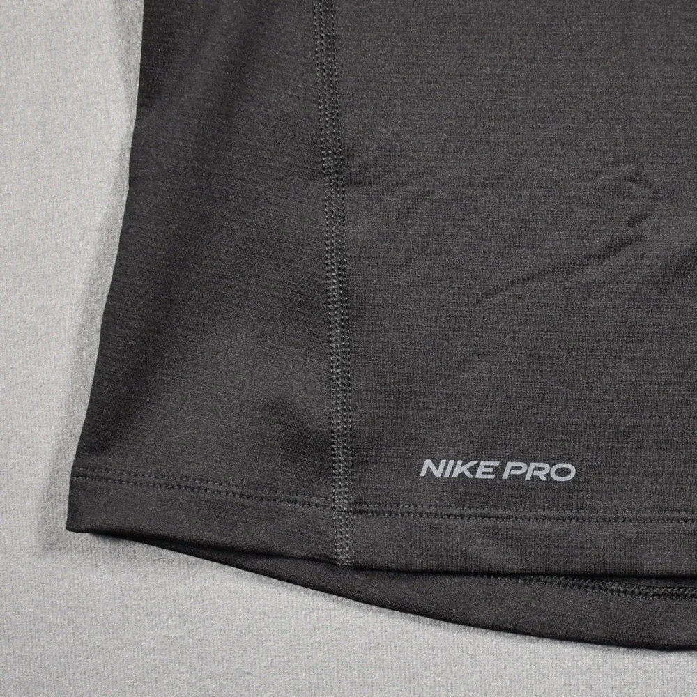Nike Pro Mens Coldgear Mock Neck Long Sleeve Shirt X-Large Black NWT DH4806
